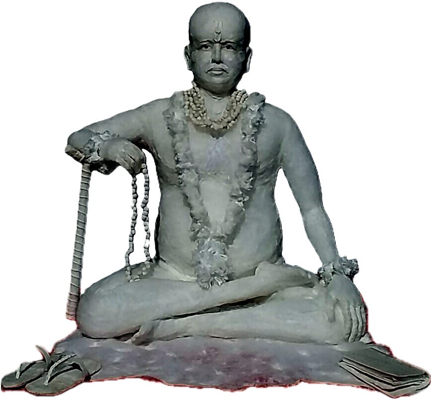 Seated saint cotton sculpture, caption to be confirmed