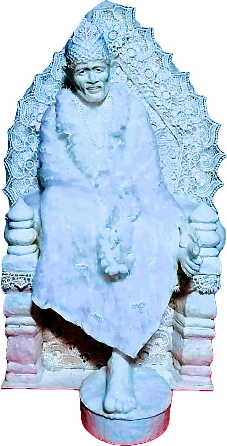 Shirdi Sai Baba cotton sculpture, alternate study